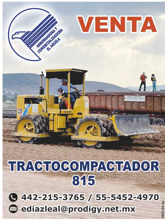 Venta de Tractocompactador 815, Caterpillar. Equipo Pesado en Renta- Venta. Venta de Tractocompactador 815, Caterpillar. Equipo Pesado en Renta- Venta.