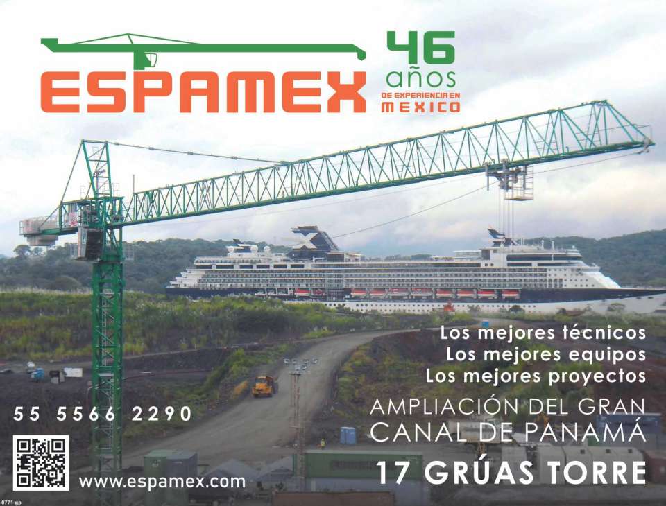 Los mejores Tecnicos, los mejores Equipos, los mejores Proyectos. Participamos en la Ampliacion del Gran Canal de Panama con 17 Gruas Torre.
