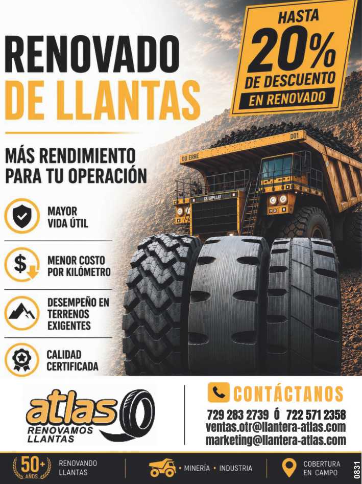 Mas Rendimiento para tu operacion. Hasta 20% de Descuento en Renovado. Mayor Vida Util, Menor Costos por Km., Desempeño en Terrenos Exigentes. Calidad Certificada. Mineria e Industrial. Mas Rendimiento para tu operacion. Hasta 20% de Descuento en Renovado. Mayor Vida Util, Menor Costos por Km., Desempeño en Terrenos Exigentes. Calidad Certificada. Mineria e Industrial.