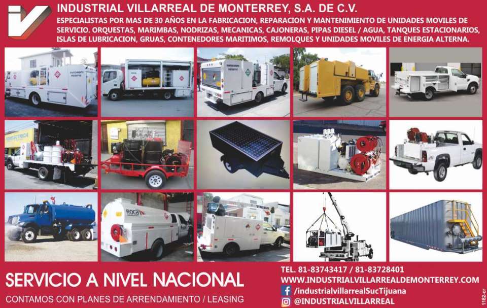 Especialistas en sistemas de Lubricacion y acondicionamiento de Camiones Orquesta, Marimbas, LubriVans, Remolques, Gruas y Vehiculos moviles. Servicio a todo Mexico. Industrial Villarreal de Mty Especialistas en sistemas de Lubricacion y acondicionamiento de Camiones Orquesta, Marimbas, LubriVans, Remolques, Gruas y Vehiculos moviles. Servicio a todo Mexico. Industrial Villarreal de Mty