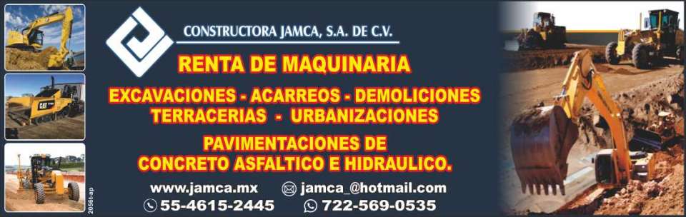 Machinery rental, excavations, hauling, demolitions, earthworks, urbanizations. Asphalt and Hydraulic Concrete Paving Machinery rental, excavations, hauling, demolitions, earthworks, urbanizations. Asphalt and Hydraulic Concrete Paving