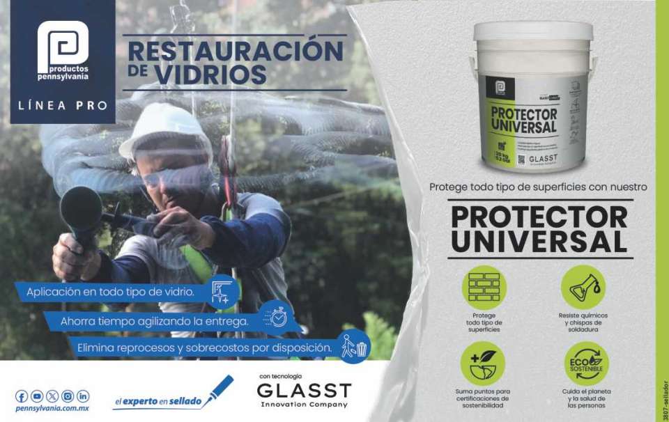 Protege todo tipo de superficies con nuestro Protector Universal: protege todo tipo de superficies, resiste quimicos y chispas de soldadura, ecosustentable. Restauracion de Vidrios. Linea PRO Protege todo tipo de superficies con nuestro Protector Universal: protege todo tipo de superficies, resiste quimicos y chispas de soldadura, ecosustentable. Restauracion de Vidrios. Linea PRO