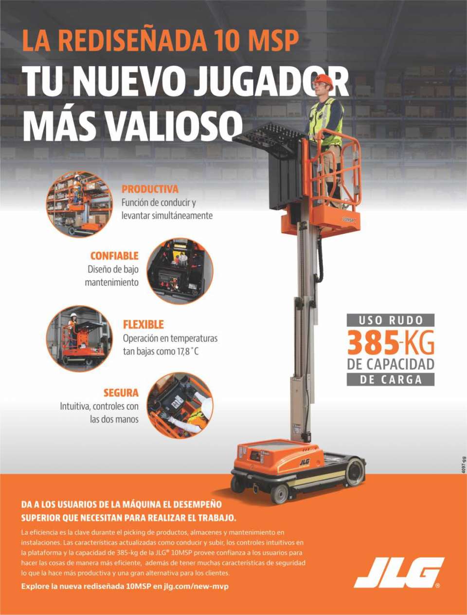 JLG fabrica equipo de acceso, lider en la industria. Cada manipulador telescopico, elevador de tijera y elevador de pluma que vendemos, tiene el respaldo de un equipo de personas. JLG fabrica equipo de acceso, lider en la industria. Cada manipulador telescopico, elevador de tijera y elevador de pluma que vendemos, tiene el respaldo de un equipo de personas.
