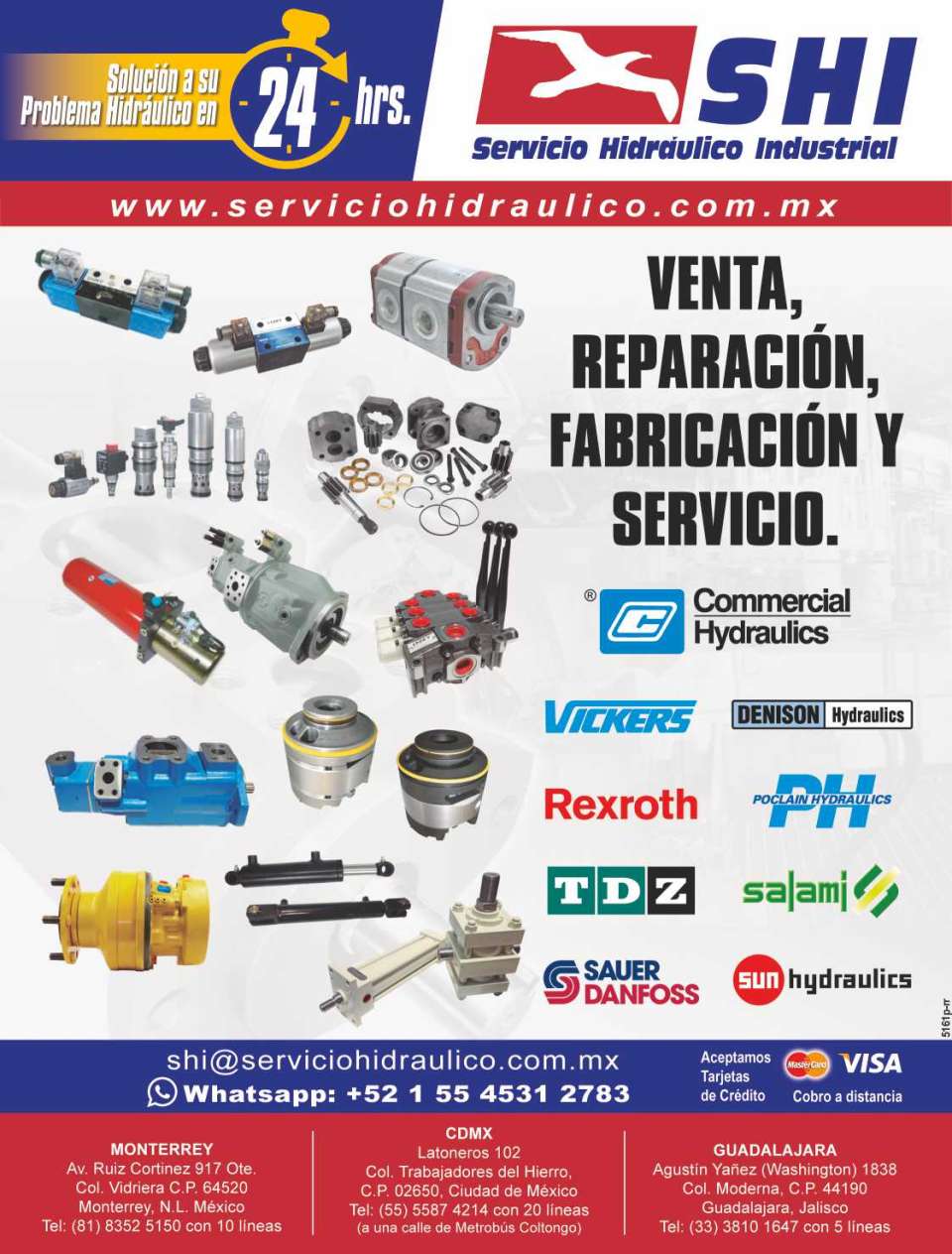 Electrovalvulas, Bombas de Paletas, Bombas de Engranes, Filtros. Venta, Reparacion, Servicio y Fabricacion. Servicio Hidraulico Industrial, Bombas Hidraulicas Electrovalvulas, Bombas de Paletas, Bombas de Engranes, Filtros. Venta, Reparacion, Servicio y Fabricacion. Servicio Hidraulico Industrial, Bombas Hidraulicas