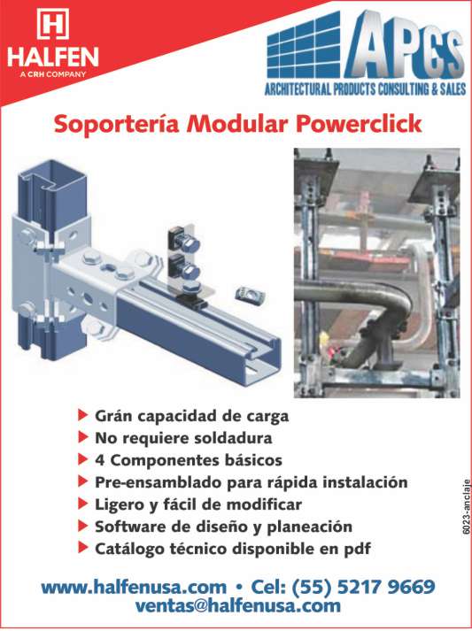 Sistemas de Anclaje Halfen. Fijacion ajustable y segura: Muro cortina/Barandal/Elevador/Concreto prefabricado. Sistemas de Anclaje Halfen. Fijacion ajustable y segura: Muro cortina/Barandal/Elevador/Concreto prefabricado.