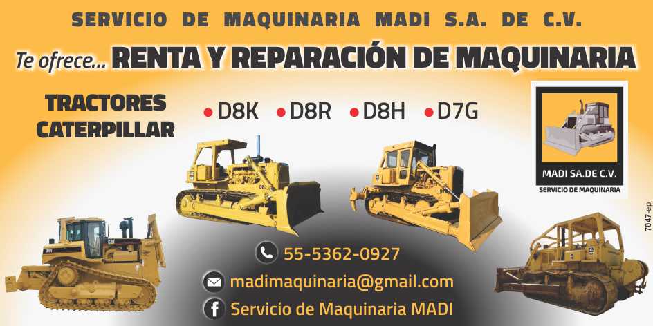 Renta y Reparacion de Maquinaria Pesada, Tractores Caterpillar D8K, D8R, D8H, D7G, Renta y Reparacion de Maquinaria Pesada, Tractores Caterpillar D8K, D8R, D8H, D7G,