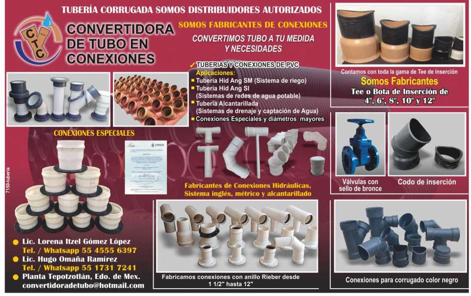 Water and Drainage, Corrugated Polyethylene Pipes, PVC Pipes and Fittings, Rieber Ring Fittings, Bronze Seal Valves, Insert Elbow, Black Corrugated Fittings Water and Drainage, Corrugated Polyethylene Pipes, PVC Pipes and Fittings, Rieber Ring Fittings, Bronze Seal Valves, Insert Elbow, Black Corrugated Fittings