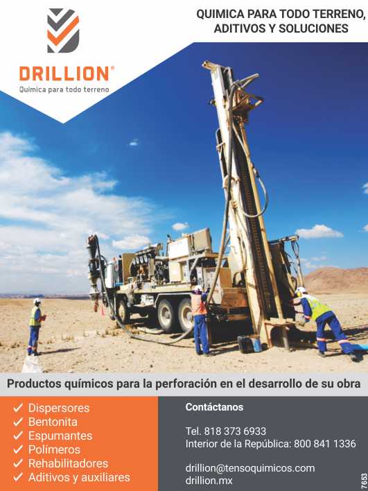 Productos quimicos para la perforacion en el desarrollo de su obra, dispersores, bentonita, espumantes, polimeros, rehabilitadores, aditivos Productos quimicos para la perforacion en el desarrollo de su obra, dispersores, bentonita, espumantes, polimeros, rehabilitadores, aditivos