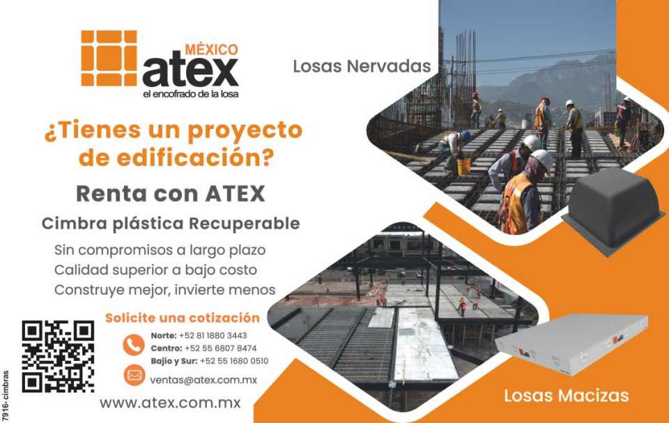 atex MEXICO el encofrado de la losa. Renta con ATEX Cimbra plastica recuperable, sin compromisos a largo plazo, calidad superior a bajo costo, construye mejor, invierte menos. Losas Nervadas, Macizas atex MEXICO el encofrado de la losa. Renta con ATEX Cimbra plastica recuperable, sin compromisos a largo plazo, calidad superior a bajo costo, construye mejor, invierte menos. Losas Nervadas, Macizas