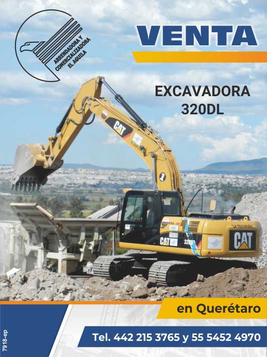Venta de Excavadora 320DL, en Queretaro. Venta de Maquinaria Pesada.