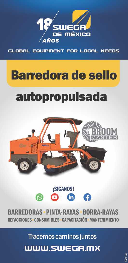 Barredora de Sello Autopropulsada Broom Master. Refacciones, Consumibles, Capacitacion, Mantenimiento. Pinta-Rayas, Borra-Rayas. Barredora de Sello Autopropulsada Broom Master. Refacciones, Consumibles, Capacitacion, Mantenimiento. Pinta-Rayas, Borra-Rayas.