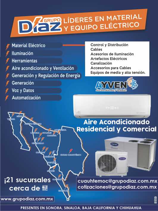 Control y distribucion de cables, accesorios de iluminacion, artefactos electricos, canalizacion, accesorios para cables y equipos de media y alta tension Control y distribucion de cables, accesorios de iluminacion, artefactos electricos, canalizacion, accesorios para cables y equipos de media y alta tension