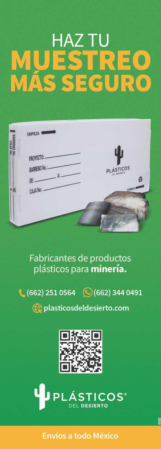 Manufacturers of plastic products for Mining. Make your sampling safer. Shipping to all of Mexico. Manufacturers of plastic products for Mining. Make your sampling safer. Shipping to all of Mexico.
