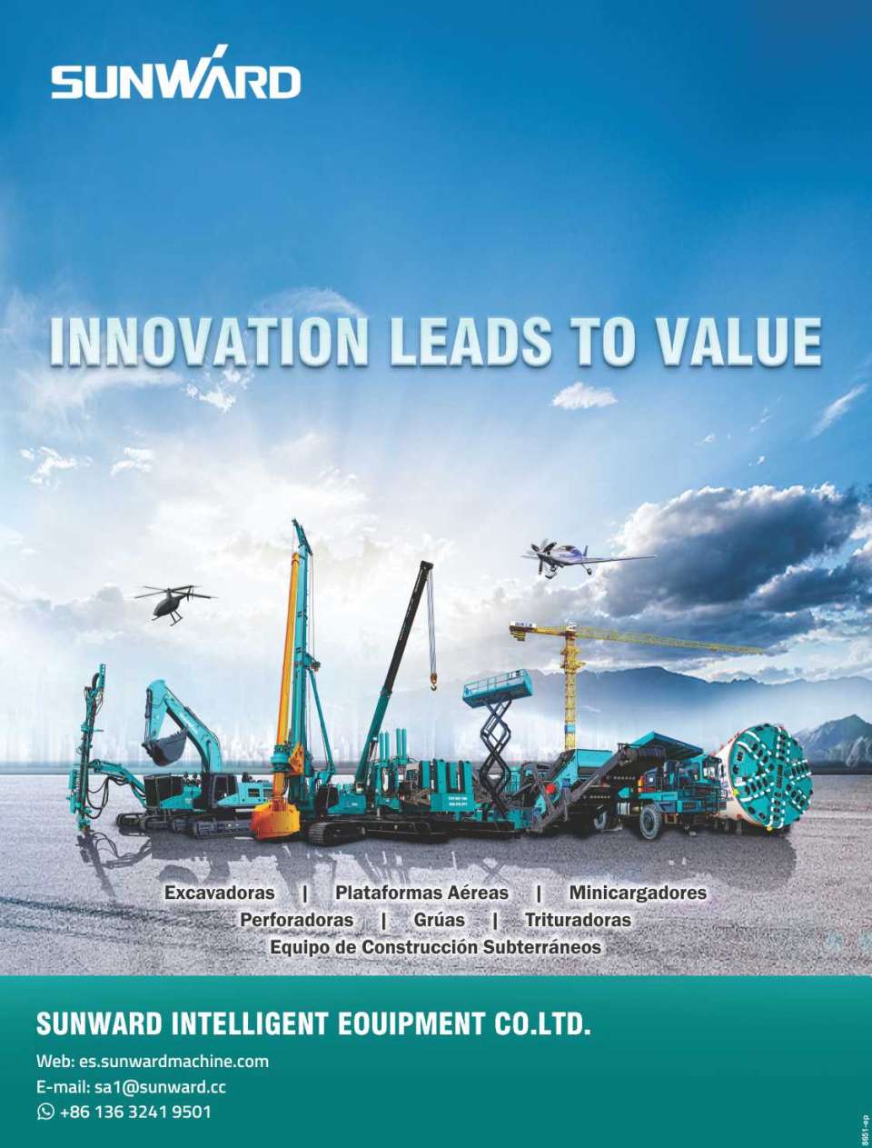 Intelligent Machinery Manufacturer: Excavators, Underground Construction Equipment, Drilling equipment, Cranes, Aerial Platforms, Mini loaders, Crushers Intelligent Machinery Manufacturer: Excavators, Underground Construction Equipment, Drilling equipment, Cranes, Aerial Platforms, Mini loaders, Crushers