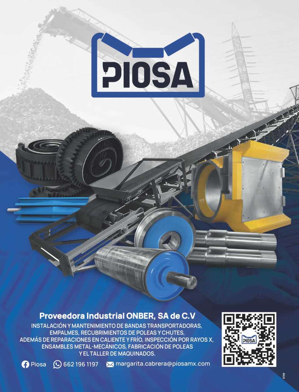 Instalacion y Mantenimiento Empalmes, Recubrimientos de Poleas y Chutes. Reparaciones en Caliente y Frio, Inspeccion por Rayos X. Emsambles Metal- mecanicos. Poleas, Taler de Maquinados Instalacion y Mantenimiento Empalmes, Recubrimientos de Poleas y Chutes. Reparaciones en Caliente y Frio, Inspeccion por Rayos X. Emsambles Metal- mecanicos. Poleas, Taler de Maquinados