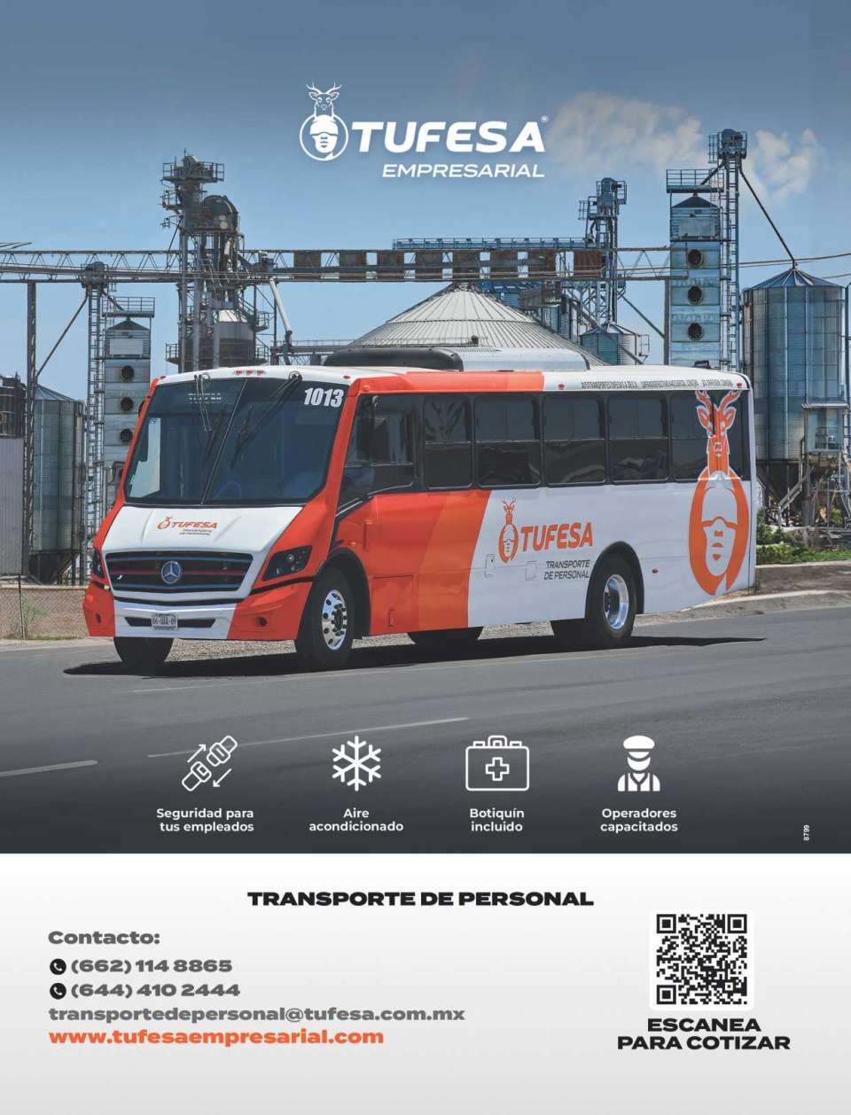 Transporte de Personal, Transporte Empresarial TUFESA. Transporte de Personal, Transporte Empresarial TUFESA.
