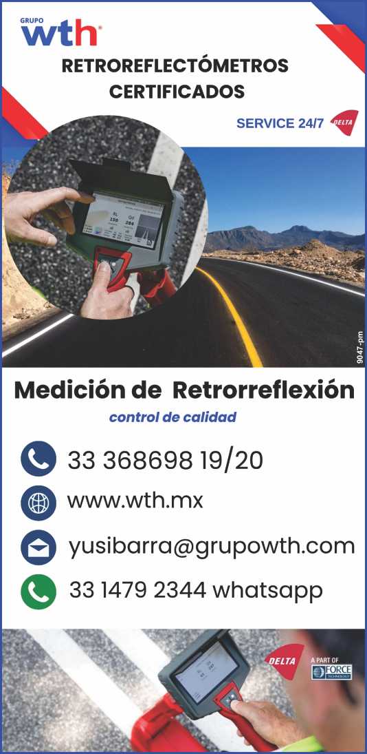 Retroreflectometros Certificados, para Medicion de Retrorreflexion. Control de Calidad. Servicio 24/7