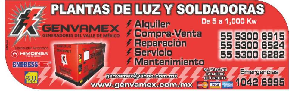 Plantas de luz, Soldadoras, Alquiler, Compra, Venta, Reparacion, Servicio, Mantenimiento. Plantas de luz, Soldadoras, Alquiler, Compra, Venta, Reparacion, Servicio, Mantenimiento.