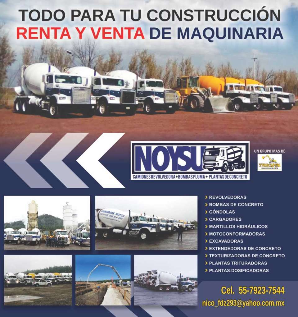 Construction Machinery. Rent-Sale Mixers, Concrete Pumps, Gondolas, Loaders, Hydraulic Hammers, Motor Graders, Excavators, Pavers, Dosing Plants Construction Machinery. Rent-Sale Mixers, Concrete Pumps, Gondolas, Loaders, Hydraulic Hammers, Motor Graders, Excavators, Pavers, Dosing Plants